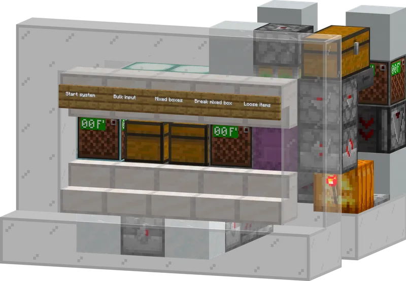 Binned Storage Input