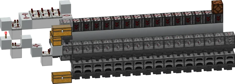 Simple Entityless 16 Furnace Array